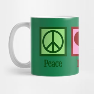 Cute Peace Love Soccer Mug